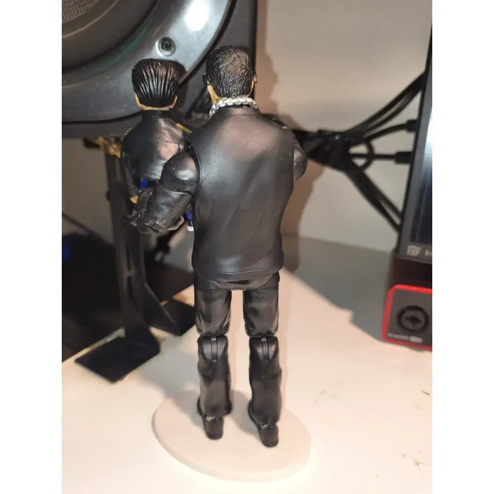Custom Wwe Paul Ellering Action Figure With Puppet Rocco (LOD / Legion Of Doom)
